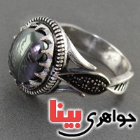 انگشتر حدید صینی با حکاکی دعای هفت جلاله _کد:17405