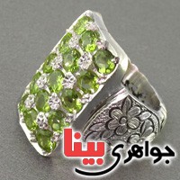 انگشتر زبرجد نفیس درشت و فاخر شاهانه _کد:2584