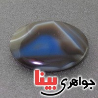 نگین انگشتر عقیق سلیمانی درشت خوش نقش بسیار زیبا _کد:17456