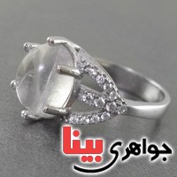 انگشتر در نجف رودیوم بسیار زیبا زنانه _کد:17458
