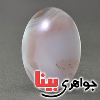 نگین انگشتر عقیق سلیمانی درشت و خوش طرح _کد:17500