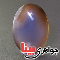 نگین انگشتر عقیق آبی درشت کهکشانی خوشرنگ _کد:17512
