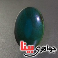 نگین انگشتر عقیق سبز درشت بسیار خوشرنگ _کد:17521