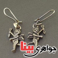 گوشواره نقره خاص و زیبا _کد:17534