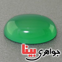 نگین انگشتر عقیق سبز لامپی درشت _کد:17559