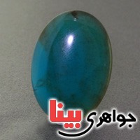 نگین انگشتر عقیق آبی درشت کهکشانی خوشرنگ _کد:17587