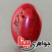 نگین انگشتر مرجان خوشرنگ بسیار عالی _کد:17623