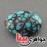 نگین انگشتر فیروزه  شجری درشت عالی _کد:17633