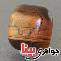نگین انگشتر چشم ببر درشت خوش نقش _کد:17657