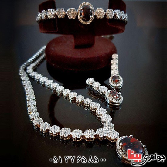 سرویس نقره استون میکس زنانه بسیار عالی همراه با شناسنامه بین المللی _کد:2626