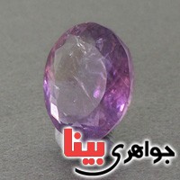 نگین انگشتر آمتیست خوشرنگ تراشدار زیبا _کد:17700