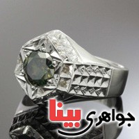 انگشتر الماس موزانایت روسیه و الماس فاخر _کد:2637