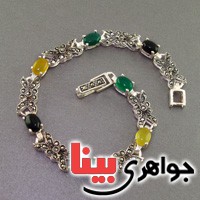 دستبند چند جواهر مارکازیتی زنانه درجه یک _کد:2641