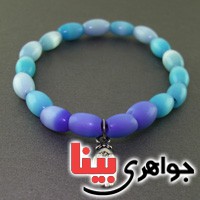 دستبند چشم گربه دورنگ آبی و بنفش بسیار خوشرنگ دستبند چشم گربه دورنگ آبی و بنفش بسیار خوشرنگ