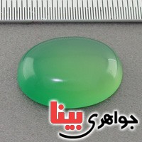 نگین انگشتر عقیق سبز لامپی درشت بسیار عالی _کد:17748