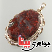 گردنبند عقیق جاسپر بسیارعالی درشت _کد:17762