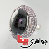 انگشتر حدید هفت جلاله رودیوم درشت فاخر زنانه انگشتر حدید هفت جلاله رودیوم درشت فاخر زنانه