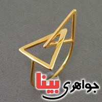 انگشتر طلا 18 عیار خاص و زیبا _کد:2659