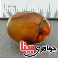 نگین انگشتر عقیق یمنی منظره ای درشت _کد:17778