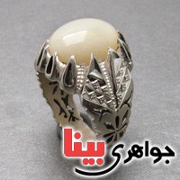 انگشتر اوپال آفریقایی فاخر مردانه درشت _کد:2684