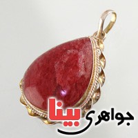 گردنبند دُر قرمز درشت بسیار زیبا _کد:17828