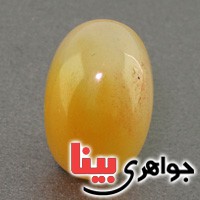 نگین انگشتر دُر حسینی (خونی) درشت خوشرنگ _کد:17846