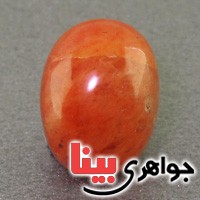 نگین انگشتر دُر حسینی (خونی) بسیار خوشرنگ _کد:17876