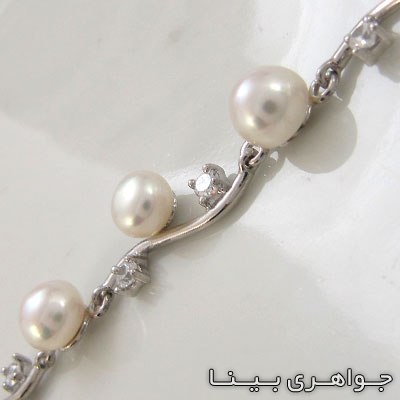دستبند مروارید چند شاخه