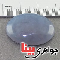 نگین انگشتر عقیق یمنی کبود درشت خوشرنگ _کد:17943