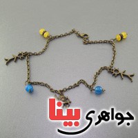 خلخال عقیق و جید بسیار زیبا و خاص _کد:17979
