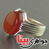 انگشتر عقیق یمنی دامله سبک قدیمی