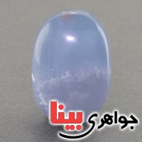 نگین انگشتر عقیق یمنی کبود منظره ای درشت خوشرنگ