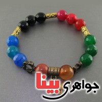 دستبند چند جواهر عقیق ، دلربا و ... زنانه بسیار زیبا _کد:18077