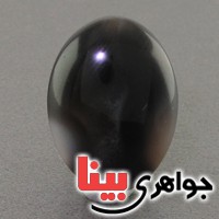 نگین انگشتر عقیق یمنی جزع درشت بسیار عالی _کد:18083