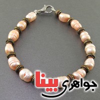 دستبند مروارید دست ساز زنانه بسیار زیبا _کد:18087