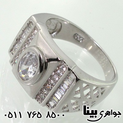 انگشتر نقره رکاب پهن
