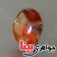 نگین انگشتر عقیق یمنی منظره ای زیبا _کد:18112