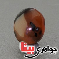 نگین انگشتر عقیق یمنی درشت منظره ای _کد:18127