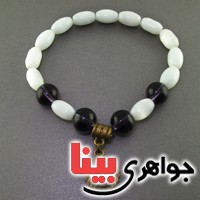 دستبند چند جواهر چشم گربه و آمتیست بسیار زیبا _کد:18134