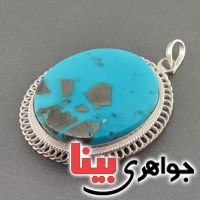 گردنبند فیروزه فاخر درشت بسیار عالی _کد:2739