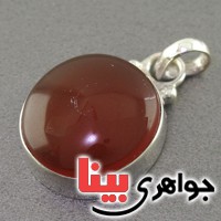 گردنبند عقیق یمنی خوشرنگ بسیار عالی _کد:18184