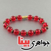 دستبند یاقوت سرخ زیبا و خوشرنگ _کد:18198