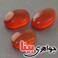 نگین انگشتر عقیق یمنی سه عددی با تراش قدیمی _کد:18203