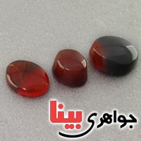 نگین انگشتر عقیق یمنی خوشرنگ سه عددی _کد:18207