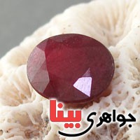 نگین انگشتر یاقوت سرخ بسیار عالی خوشرنگ زیبا _کد:2752