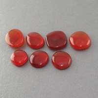 نگین انگشتر عقیق یمنی خوشرنگ قدیمی هفت عددی