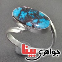 انگشتر فیروزه نیشابوری زیبا _کد:18248