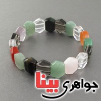 دستبند چند جواهر عالی سنگ درمانی آرامش بخش معجزه گر _کد:18249