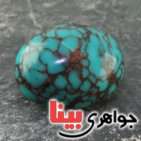 نگین انگشتر فیروزه شجری خوش نقش درشت بسیار عالی _کد:18251
