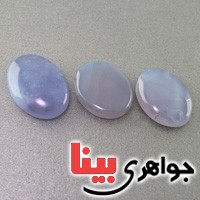 نگین انگشتر عقیق یمنی کبود درشت سه عددی _کد:18258
